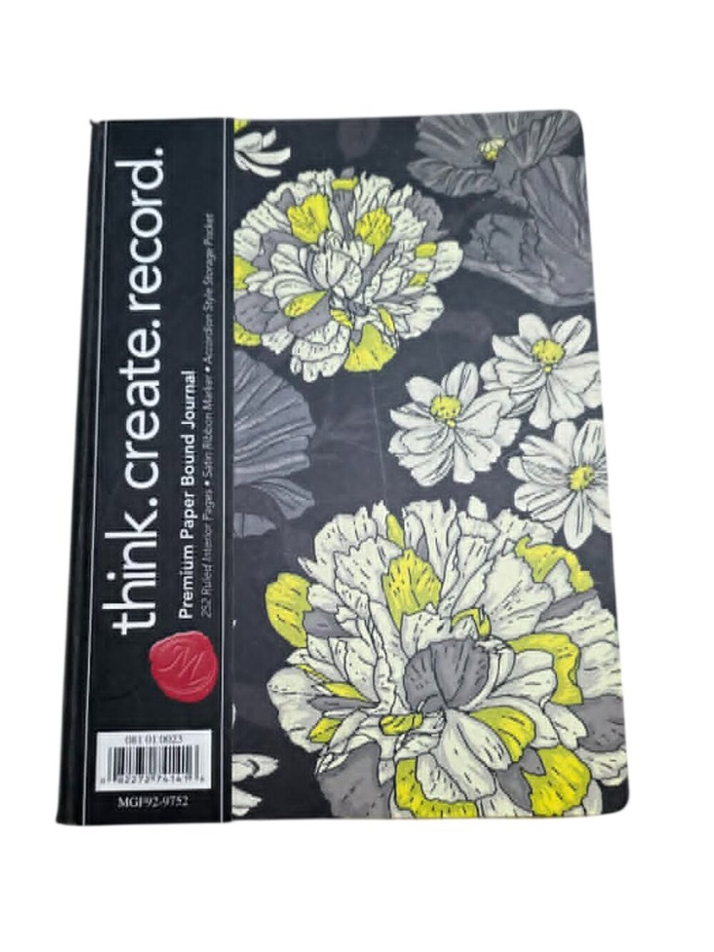 Markings by C.R. Gibson Premium Paper Bound Journal - Floral Peony (New)